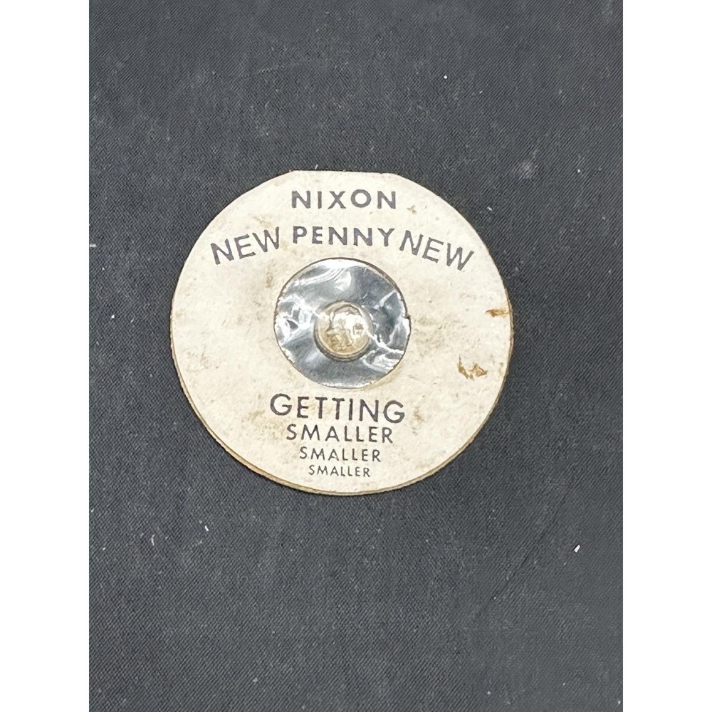1964 Nixon Novelty Penny, Getting Smaller..Smaller..Smaller,‎ Still Sealed.
